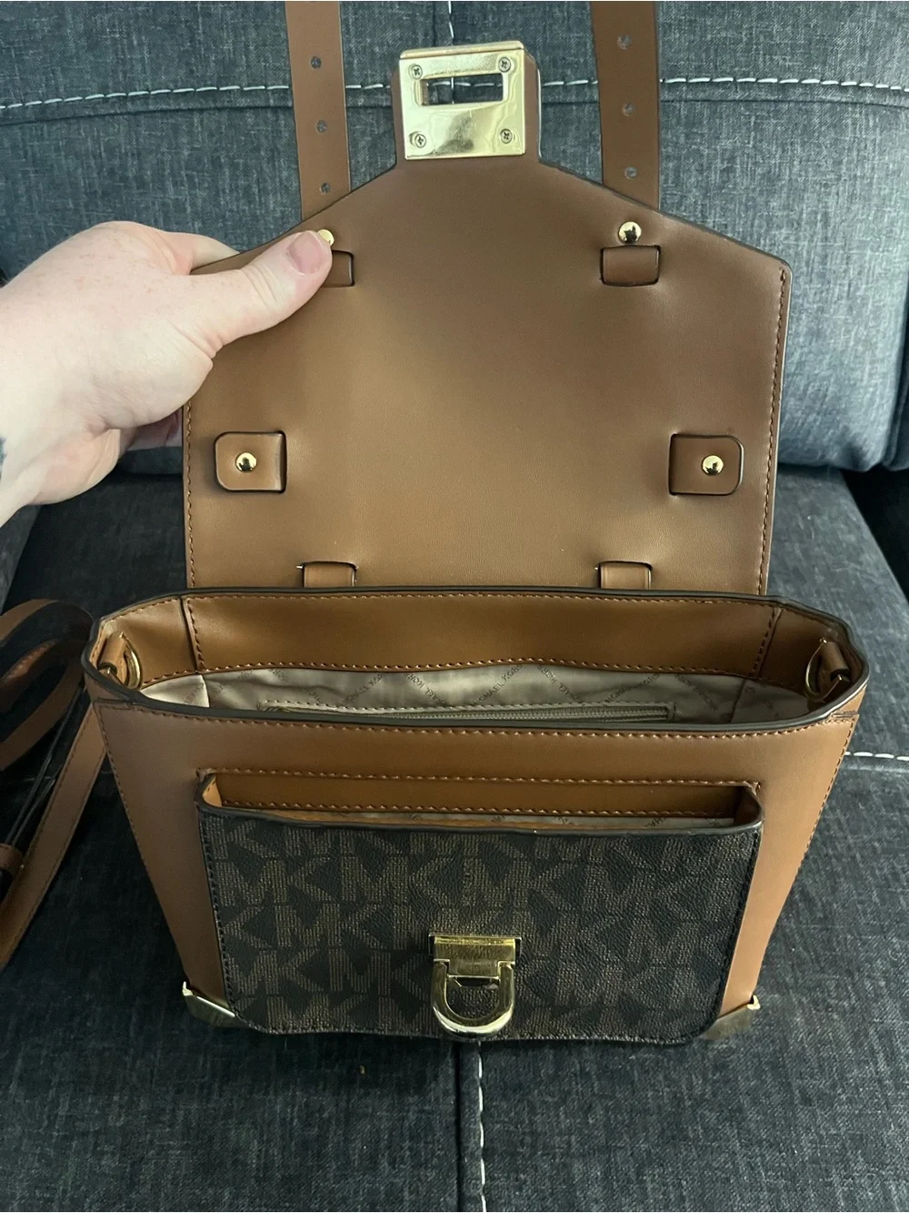 Michael Kors monogram satchel